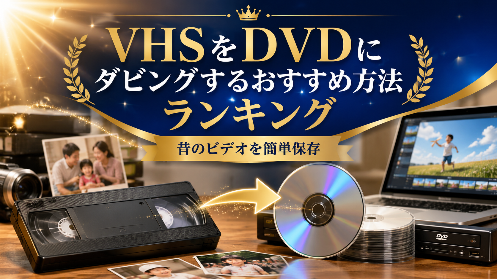 VHSをDVDにダビングするおすすめ方法ランキング｜昔のビデオを簡単保存